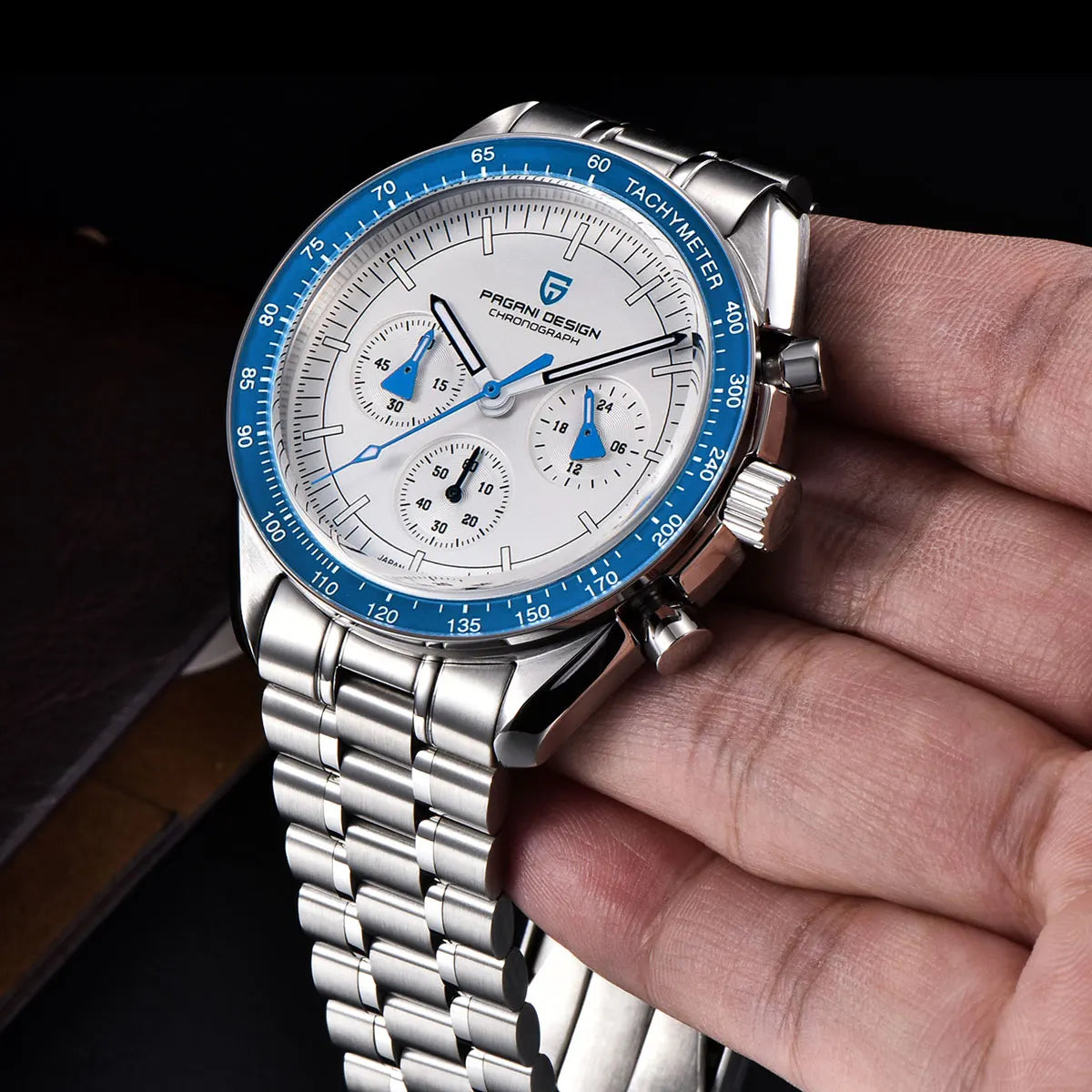 2026 New PAGANI DESIGN 1701 V5 Men's Watches Luxury Quartz Watch Men Sports Speed Chronograph AR Sapphire glass 100M Waterproof