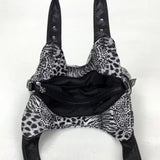 Y2K Leopard Print Shoulder Bag – Vintage Maillard Style