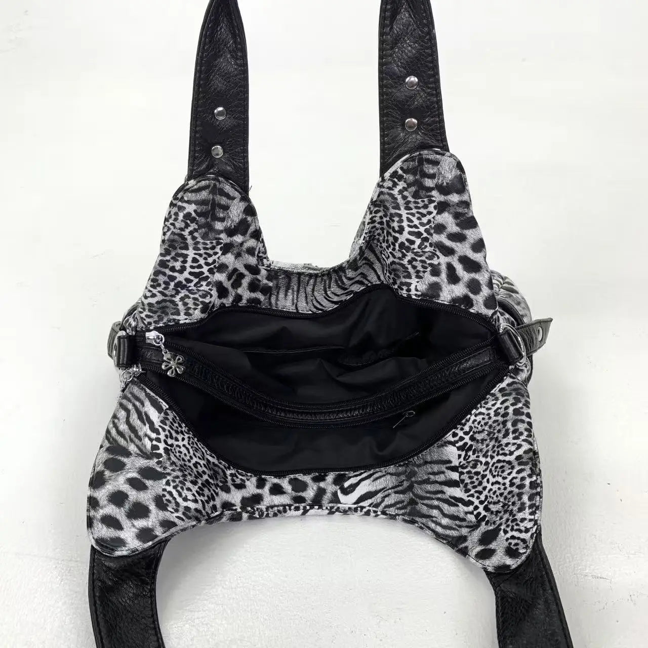 Y2K Leopard Print Shoulder & Crossbody Bag