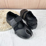 Women's Split-Toe Mary Jane Flats | Genuine Leather