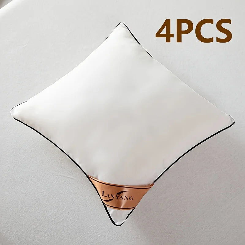 4 Packs of High-Quality Luxury High-Rebound Throw 45*45Pillows, Sofa Cushions, Premium Home Pillow Throw Pillows for Cars Sofas