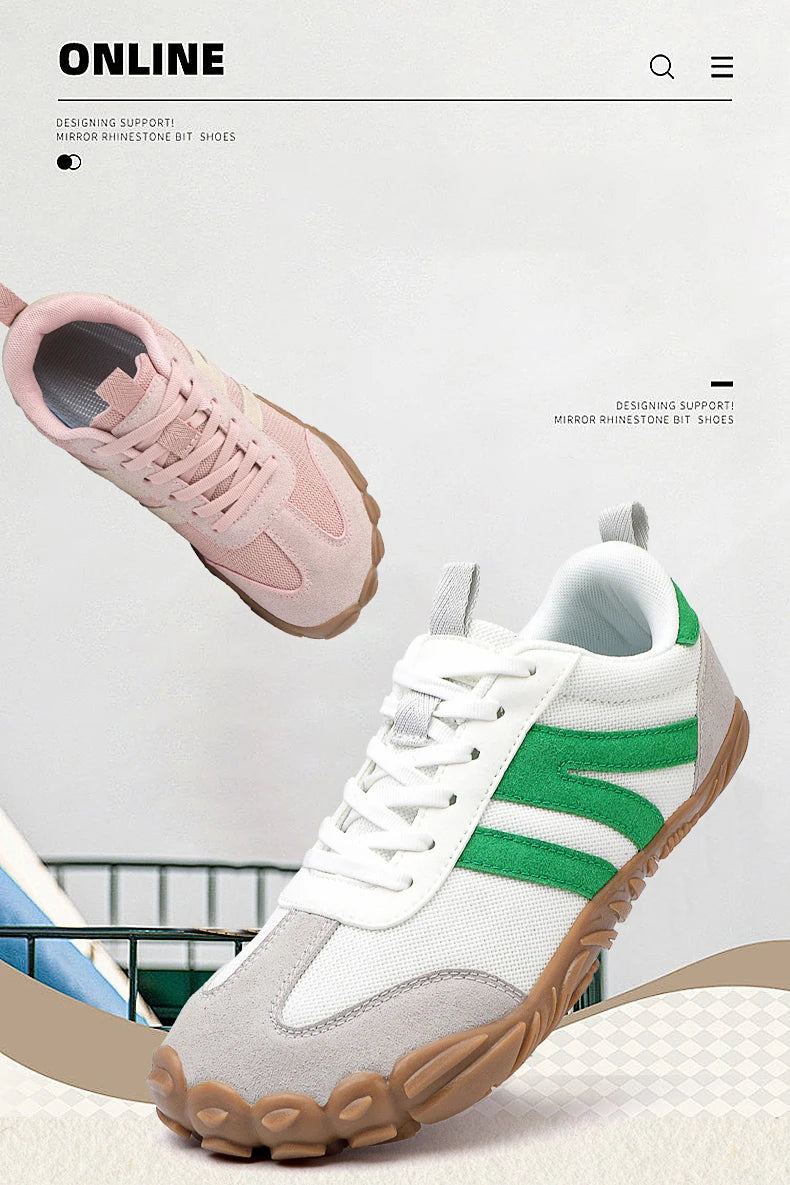2026 New Wide Toe Barefoot Shoes Mens Womens Zero Drop Minimalist Sneakers Retro Outdoor Non Slip Walking Shoes Casual Sneaker