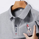 Men's Embroidered Polo Shirt – Casual Summer Style