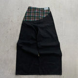 Unisex Y2K Plaid Baggy Jeans