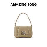 Amazing Song Alpha Bag Medium Shoulder Bag Sheep Leather