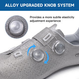Santic Men's Cycling Shoes New Hardness16 Titanium Alloy Sole Auto-Lock Outdoor Bicycle Sneaker Adjustable Pro Road Racing Shoes