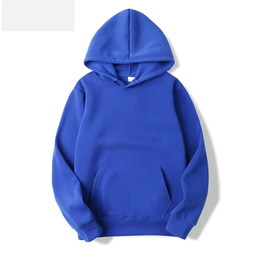 Fleece Pullover Hoodie with Pockets