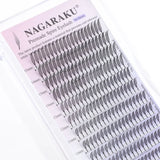 NAGARAKU Ship from America 10 cases Premade Spire Eyelash Plume Fluttering Eyelash Extensions Anime Effect Soft Comic
