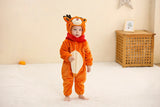 Plush Hooded Baby Winter Romper