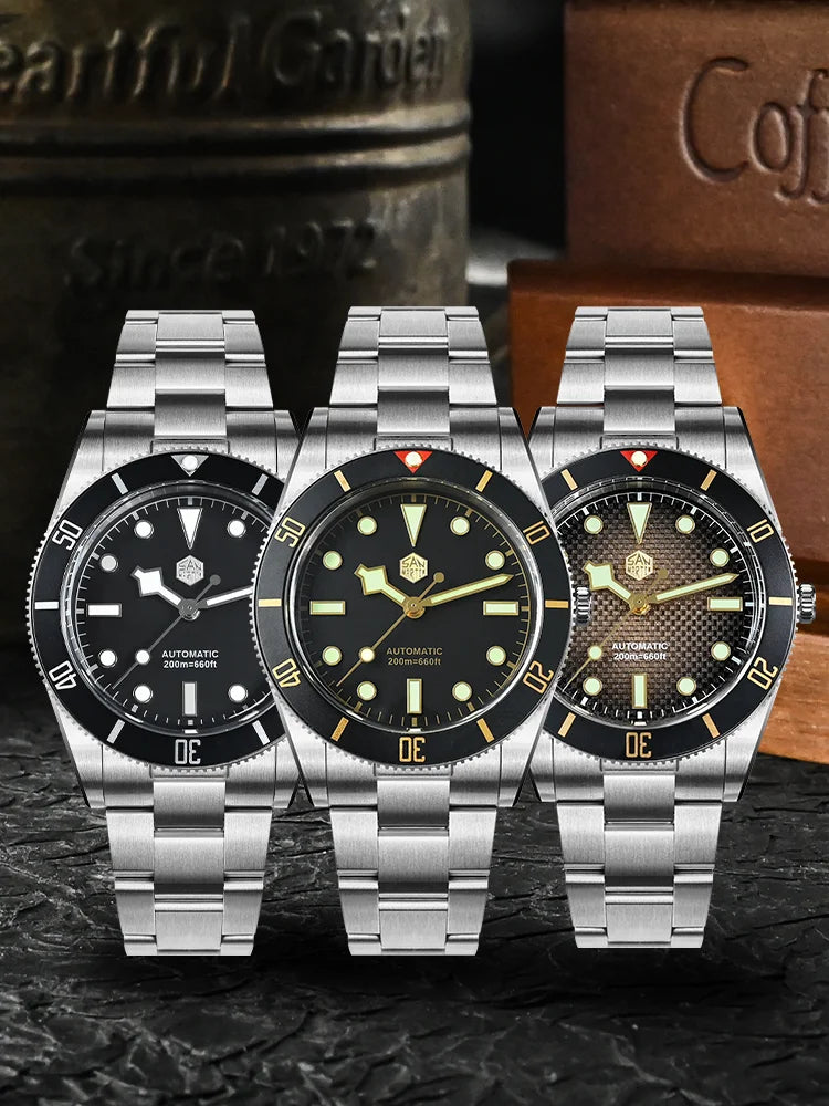 San Martin 37mm BB54 Diver | ST2130 Auto | Sapphire | 200M