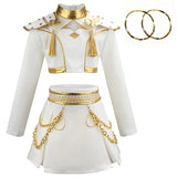 Girl's 4-Piece Pop Star Devil Hunter Costume Set
