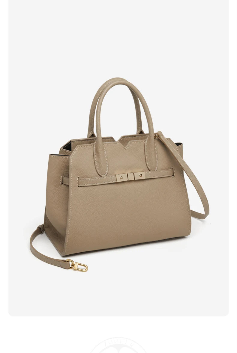 Hot Seller ZOOLER Quality Handmade 100%  Genuine Leather Women Handbag Luxurious Tote Shoulder Bags Female Business Use#YC368