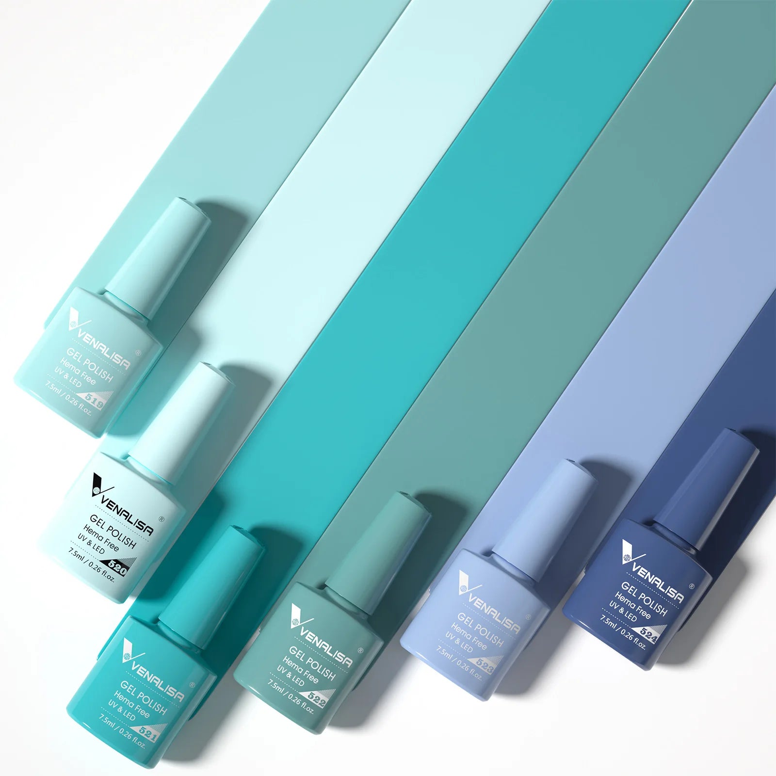 Venalisa HEMA-Free Gel Polish Kit | 6 Shades, 7.5ml
