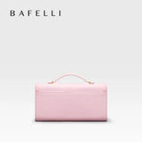 BAFELLI 2026 NEW WOMEN'S HANDBAG LEATHER WALLET PARTY SHOULDER DRESS PURSE LUXURY DESIGNER BRAND FEMALE EVENING BAGS CLUTCHES