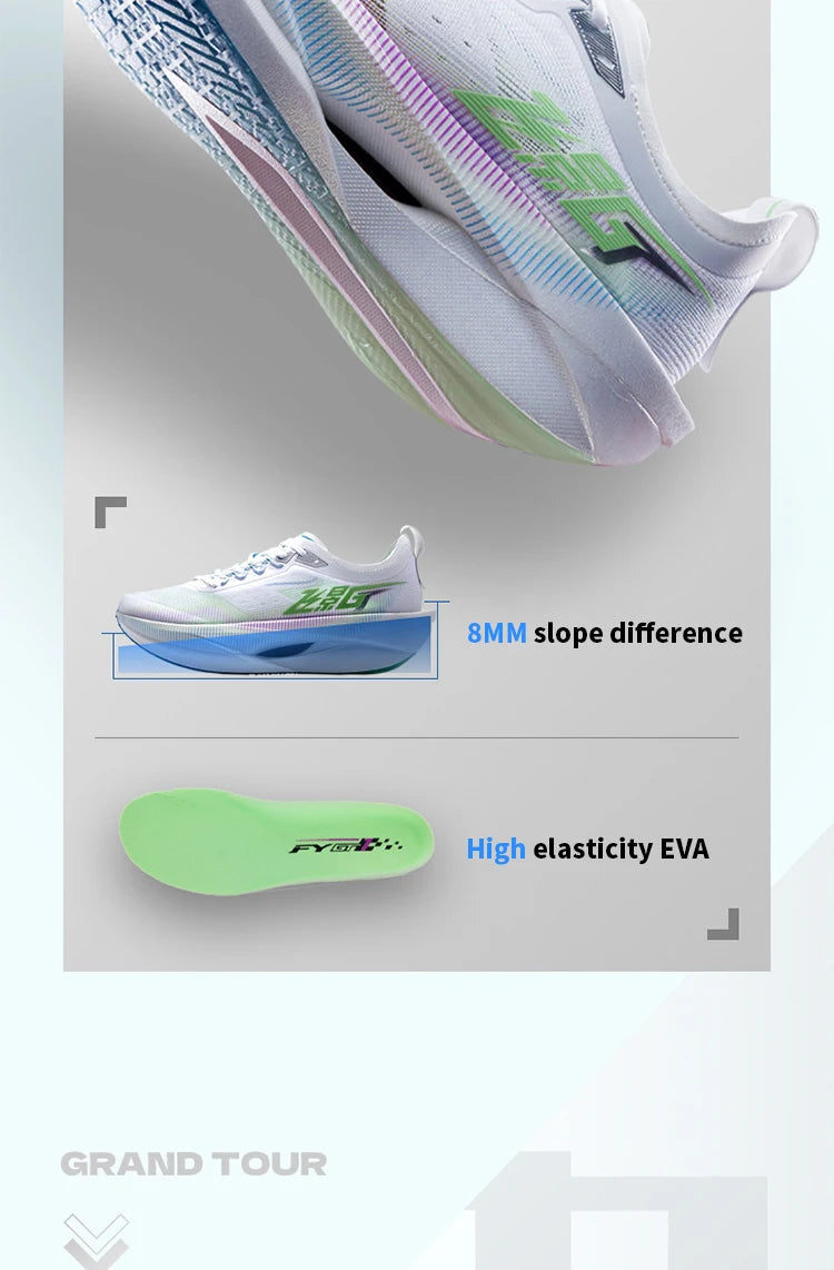 QIAODAN Feiying GT 2026 Men's Carbon Plate Marathon Racing Running Shoes Lightweight Breathable Athletic Sneakers QDB023262260