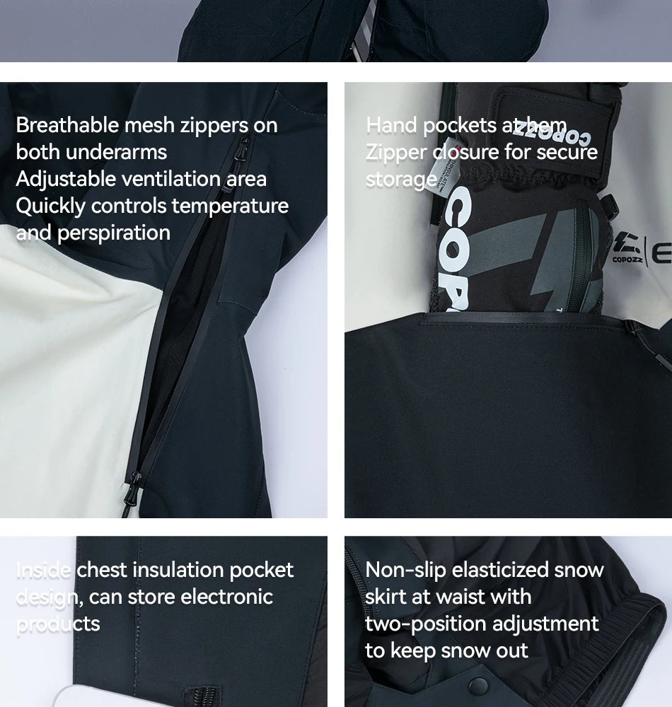 High-Performance Waterproof Ski & Snowboard Jacket