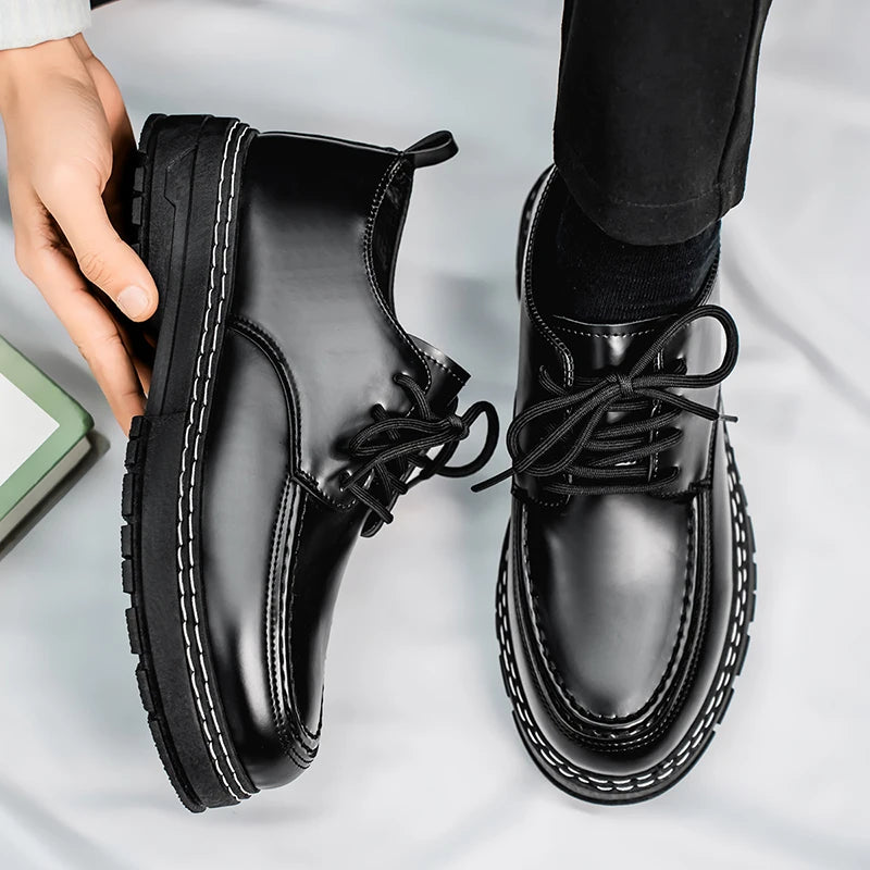 2025 New Men's Leather Shoes - Durable, Comfortable, Breathable & Stylish