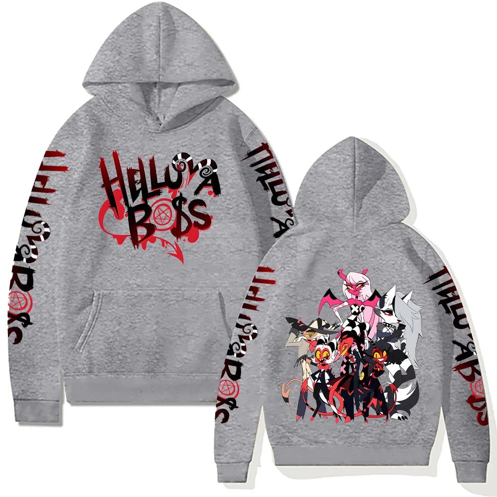 Helluva Boss Graphic Hoodie | Unisex Y2K Streetwear