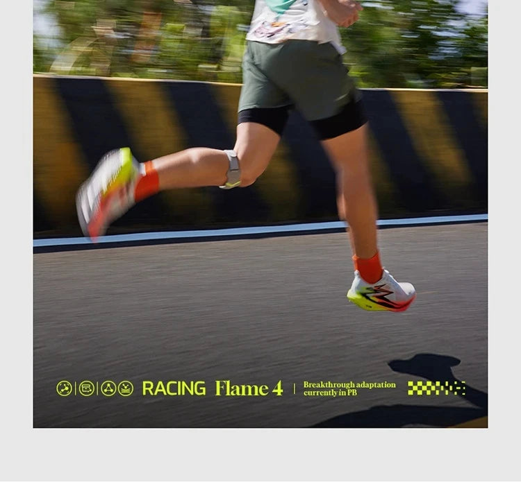 361 Degrees Flame 4.0 Men Running Shoes New Carbon Plate Racing Marathon Stable Rebound Traction Jogging Male Sneakers 672512205