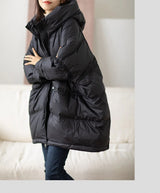 Women’s Oversized White Duck Down Puffer