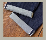 Vintage High-Rise Selvedge Denim Jeans for Men | 14oz