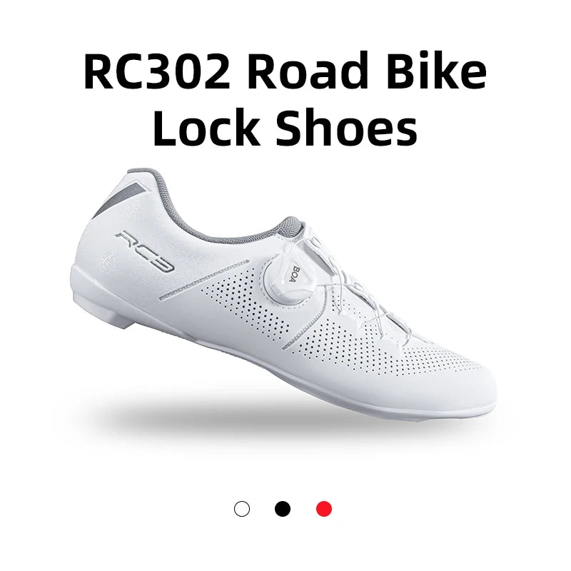 Shimano RC302 Road Bike Lock Shoes with BOA System for Cycling Shimano RC3 Road Bicycle Riding Shoes