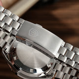 Watchdives WD1860 Watch VK63 Chronological Movement Stainless Steel Watch Sapphire AR Coating Night Light Retro Watches