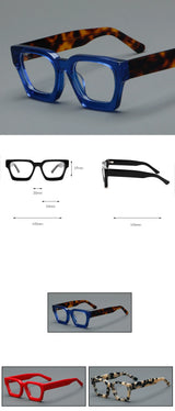 56992 Square Acetate Optical Glasses Frames Women Vintage Universal Prescription Spectacles Frame Trend Transparent Eyewear