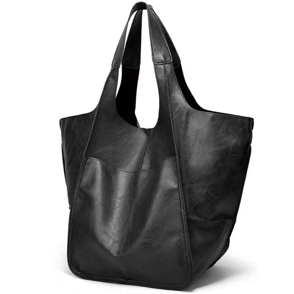 Large PU Leather Tote Bag for Everyday Carry