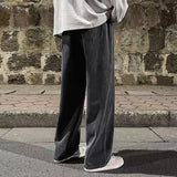 Men's Wide Leg Drawstring Jeans