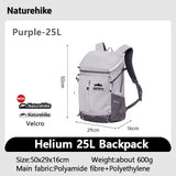 Naturehike Backpack Man Women 25L 30L Large Capacity Shoulder Bag Outdoor Climbing Hiking Portable Lightweight Waterproof Bag