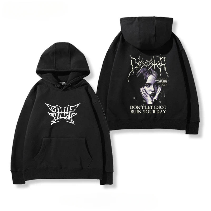 Billie Eilish Print Unisex Pullover Hoodie
