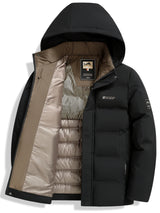 Men's Premium Hooded Puffer Jacket | Outdoor Warmth