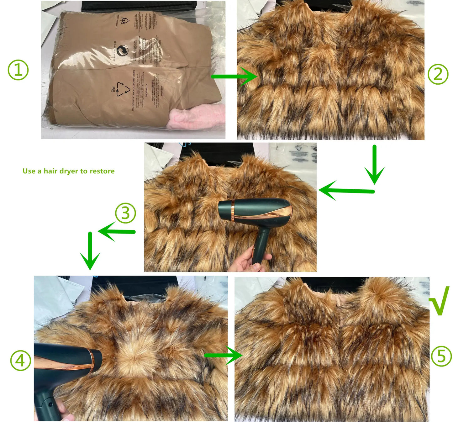 Premium Faux Fur Winter Coat