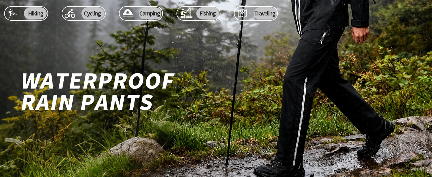 WOSAWE All-Weather Riding Rain Suit – Jacket & Pants
