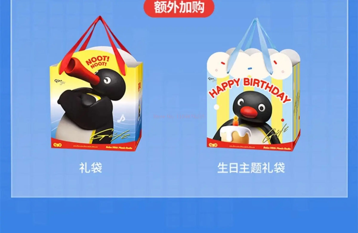 Pingu Bluetooth Speaker Plush Doll – Head-Bobbing