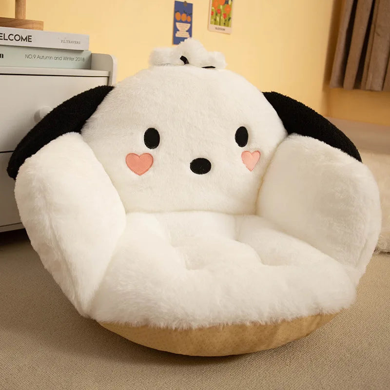 Cartoon Kuromi Melody Series Air Conditioned House Office Chair Cushion Autumn And Winter Comfortable Bedding Peripheral Gifts