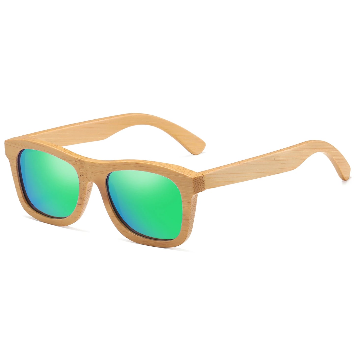 GM - Vintage Bamboo And Wood Sunglasses, Handmade,, Fashion, Sports Glasses,1725VIP