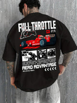 Unisex Formula Racing Cotton T-Shirt | Loose Fit