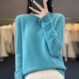 Women's Merino Wool Crew Neck Sweater
