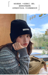 WinvyNee 100% Wool Knitted Beanie Hat – Women & Men