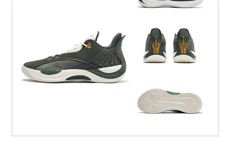 361 Degrees Team Joker Men Basketball Shoes Combat Rebound Anti-slip Wear-resistant CQT-QU!K Stable High-top Sneakers 572511105