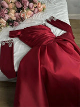 Aileen Satin Sweetheart Ball Gown | Formal Evening Dress