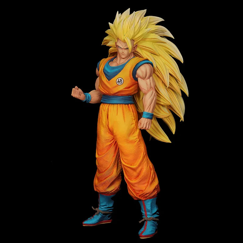 Dragon Ball Z Son Goku SSJ3 Figure Super Saiyan 3 Goku Action Figures 30CM PVC Statue Collection Model Toys Gifts