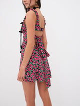 Women's Sweetheart Floral Mini A-Line Dress
