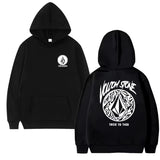 Volcom men's hoodie long-sleeved sweatshirt Hip-hop fashion casual street outdoor autumn and winter sportswear