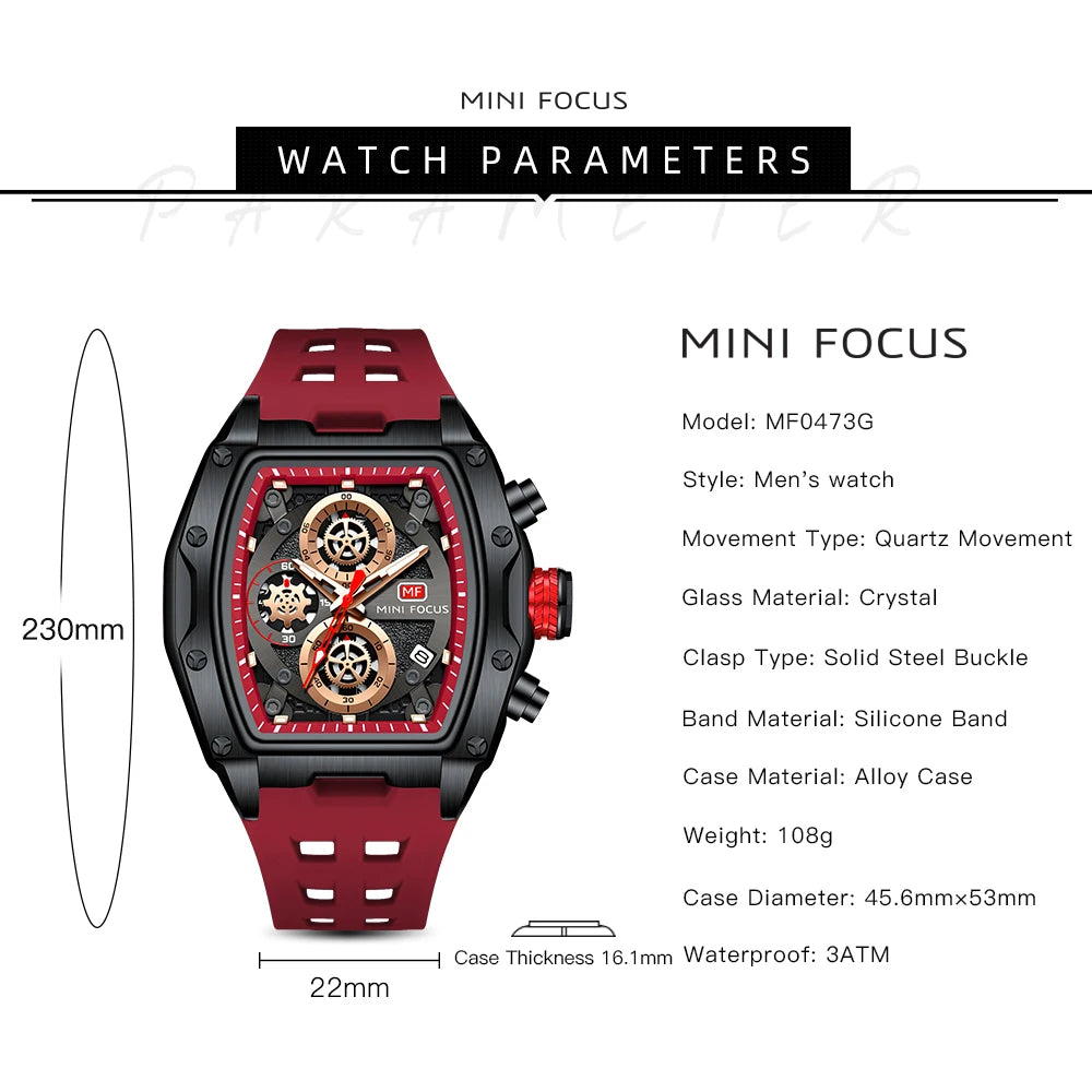 MINI FOCUS Warrior Chronograph Men’s Watch