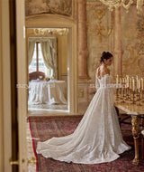 Modern Sweetheart A-Line Wedding Dress 2026 Bridal Gowns Long Sleeve Customizable Elegant Bridal Dress for Your Special Day