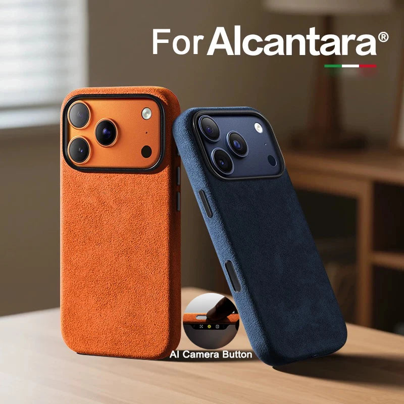Alcantara Magnetic Case for iPhone 17 & 18 Pro
