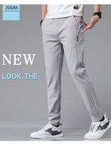 Men's Lightweight Stretch Slim-Fit Pants